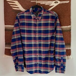Urban Outfitters CPO Provisions Plaid Long Sleeve Button Down Shirt